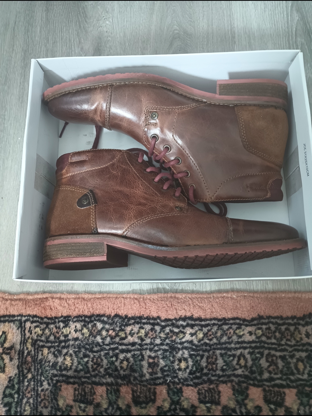 Steve Madden Brown Leather Boots Size 41